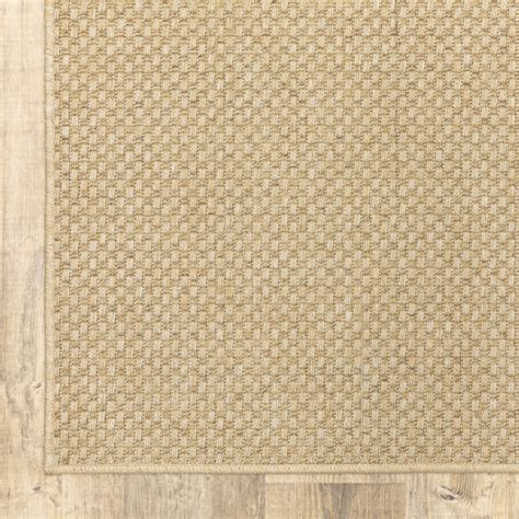 Key West Indoor And Outdoor Sisal Look Sand Rug 19x39