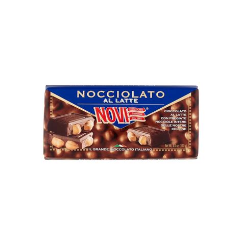 Tavoletta 130g Cioccolato Al Latte Con Nocciole NOVI