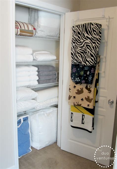 Duo Ventures Organizing The Linen Closet