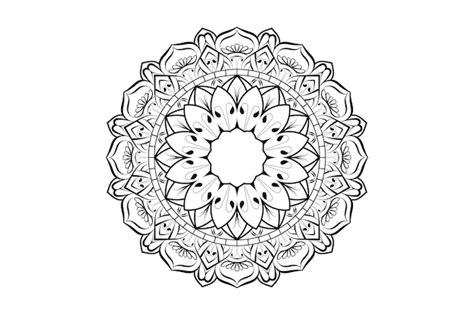 Premium Vector Creative Luxury Mandala For Flower Mandala Coloring