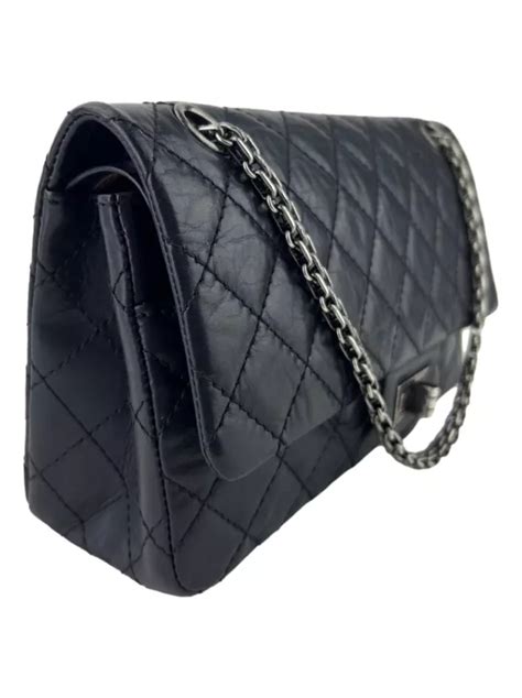 Bolsa Tiracolo Chanel Reissue Preta Original Etiqueta Nica