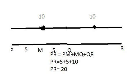 Se Tiene Los Puntos Colineales P M Q R Si M Es Punto Medio De Pq Q