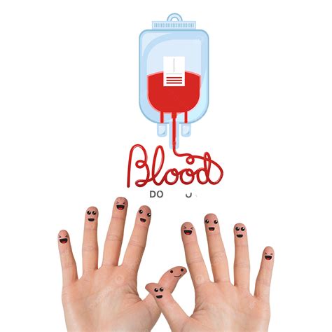 Imagen Compuesta De Donación De Sangre Estéril Png Dibujos Muestra De