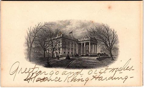 Florence Harding Autograph Postcard – Tamino