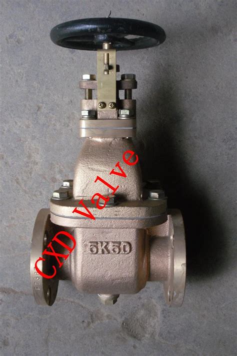 Jis Marine Bronze Rising Stem Type Gate Valve F K F K