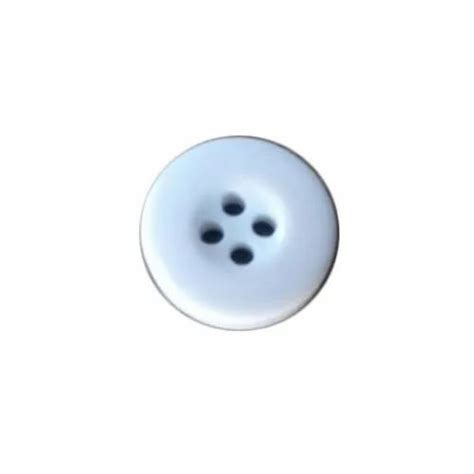 Plastic Round White Shirt Button For Garments At Rs 28 Gross In