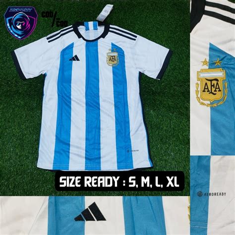 Jual Jersey Sepak Bola Futsal Piala Dunia Argentina Home Grade