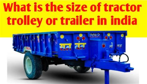 Tractor Trailer Size Chart