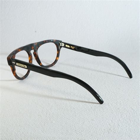 Dieter Black Tortoise Shell 13813 Eyeglasses 9500 Aviator Male Eyeglasses Designer