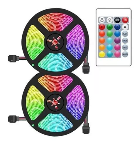 Cinta Led De Colores Rgb M Control Led Decoraci N