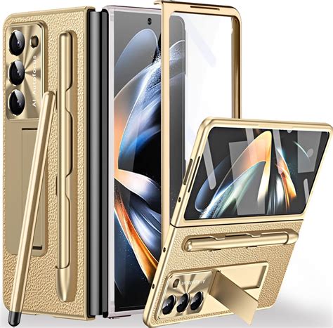 Samsung Galaxy Z Fold 5 Case With S Pen Z Fold 5 Casestylus Pen With Pen Holdertempered Glass