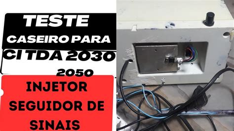 TESTE CASEIRO MATERIAL DE SUCATA PARA O CI TDA2030 E 2050