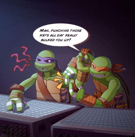 Commission Donnie And Mikey 1 By Yonyonyon On Deviantart Teenage Mutant Ninja Turtles