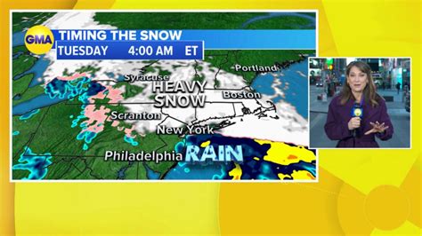 Snow expected along I-95 corridor - Good Morning America