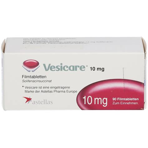 Vesicare 10 mg 90 St mit dem E-Rezept kaufen - Shop Apotheke