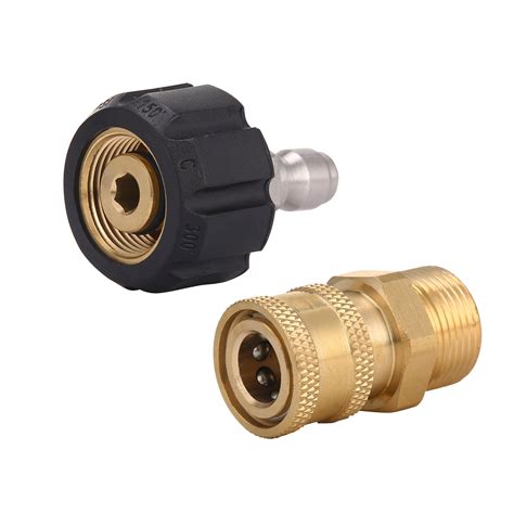 Pressure Washer Coupler Set M22 14mm To 14 Quick Connector 5000 P Pwaccs