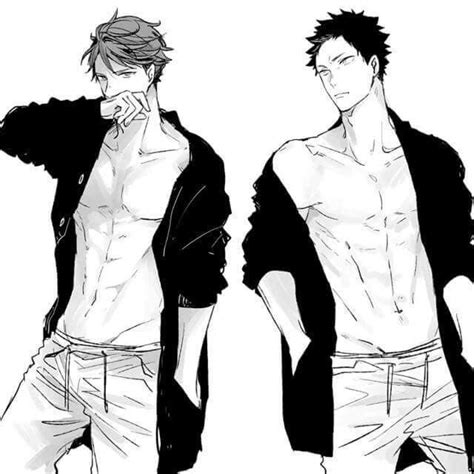 Hajime Iwaizumi Shirtless Haikyuu Oikawa Iwaizumi By 37752 Hot Sex