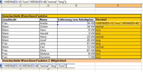 Anleitung Wie Funktioniert Eine Wenn Dann Funktion In Excel