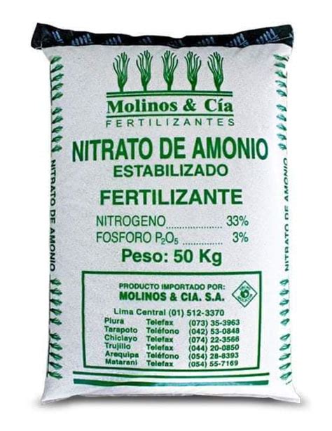 Nitrato De Amonio Importación Comercialización De Fertilizantes