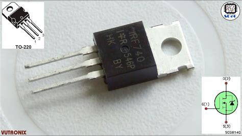 SGeC IRF740 N Channel MOSFET 400V 10A YouTube