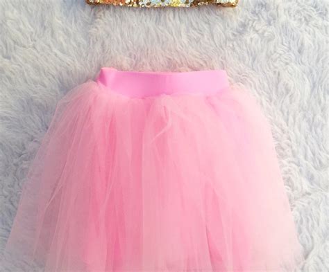 Baby Girls Pink Sewn Tutu Skirt