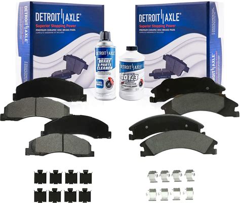 Detroit Axle Brake Pads For Ford E 150 E 250 E 350 E 450 Super Duty