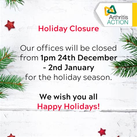 Notice Of Closed For The Holidays 10 Best Office Closed For Holiday