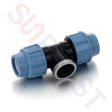 Hdpe Compression Female Tee Hdpe Compression Fittings And Pp