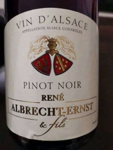 René Albrecht Ernst Pinot Noir Vivino Australia