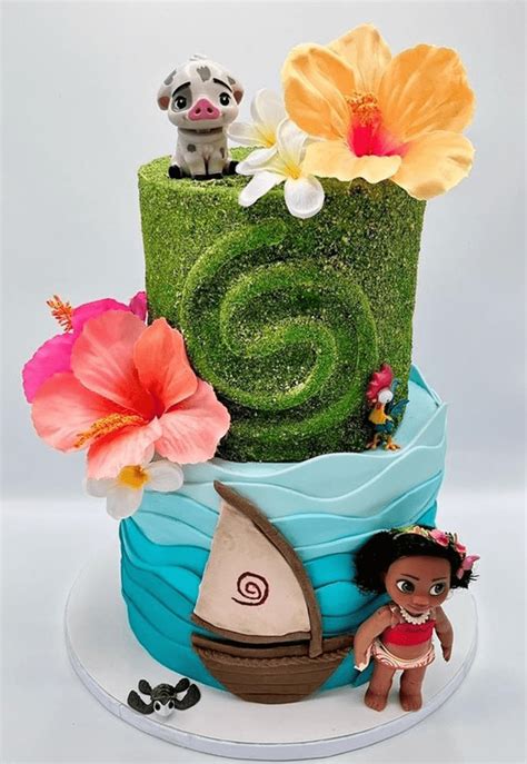 Hibiscus Birthday Cake Ideas Images Pictures