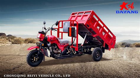 Electric Pickup Truck250cc Middle Cargo Tricyclemini 3 Wheel