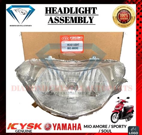 HEADLIGHT ASSEMBLY YAMAHA MIO AMORE SPORTY SOUL YSK TAIWAN BRAND