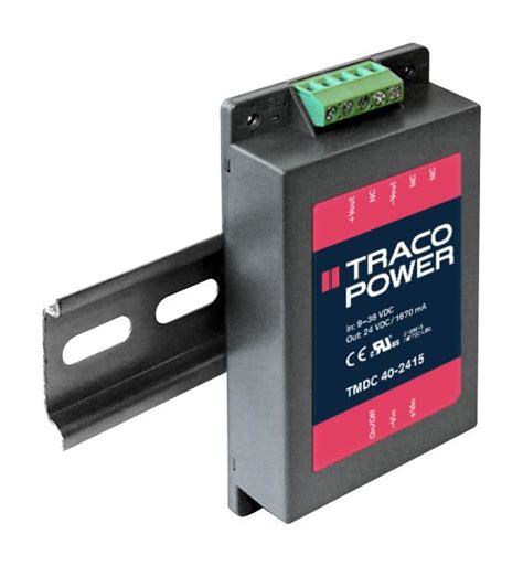 Tmdc Traco Power Isolated Chassis Mount Dc Dc Converter