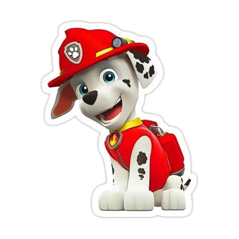 Marshall Paw Patrol Sticker For Sale By Miguel Araujo Paw Patrol