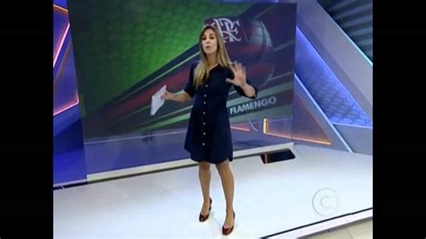 Cristiane Dias Apresentadora Gostosa Do Globo Esporte RJ 17 Vestido E