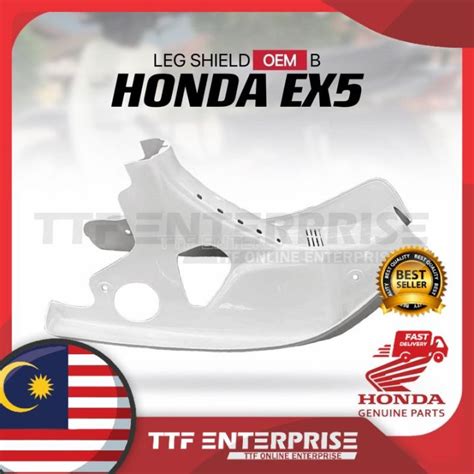 Honda Ex Leg Shield Oem B Front Cover Putih Kepak Sayap Kepok