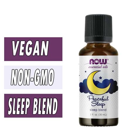Peaceful Sleep Oil Blend | Essential Oils | NOW Foods