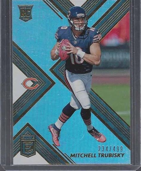 Mitch Mitchell Trubisky Donruss Elite Bears True Rookie Rc D