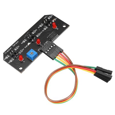 Dc V Channel Infrared Line Tracker Sensor Module Trio Detector