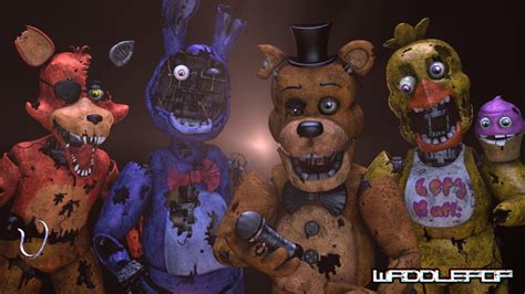 Stylized Withered Animatronics