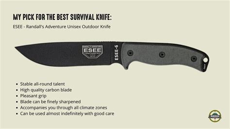 The 6 Best Survival Knives Top List And Buying Guide