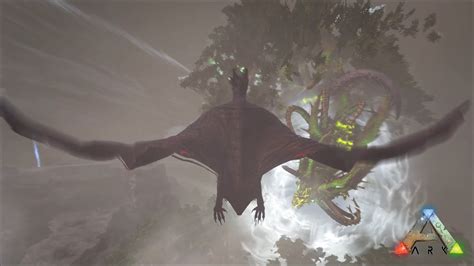 Ark Survival Evolved Rodan Meets Primal Guardian Gaia In Svartalfheim