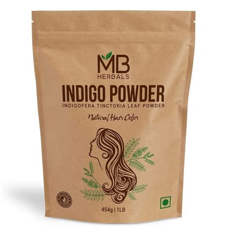 Mb Herbals Pure Indigo Powder Lb G Oz Pure Indigofera