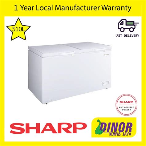 SHARP SJC518 SJC 518 510L CHEST FREEZER Shopee Malaysia