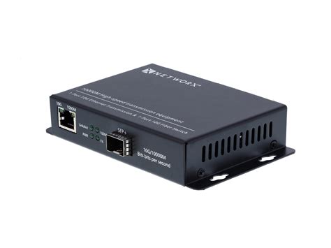 Gigabit Fiber Media Converter Open Sfp Slot Gbase T Singlemode