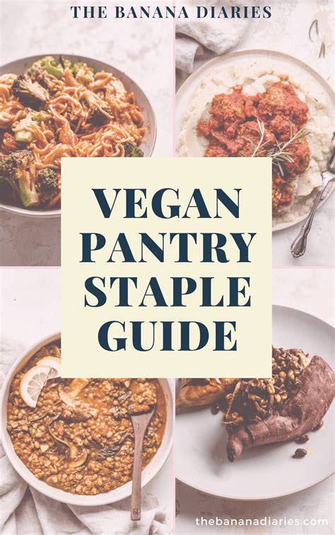 10 Simple Vegan Recipes from Vegan Pantry Staples | The Banana Diaries