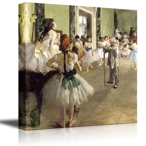 The Ballet Class By Edgar Degas Canvas Print Wall Art Famous Painting