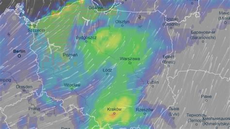 Mapa Burzowa Polski Mapa Burzowa Live Statyczna Siec Obserwatorow