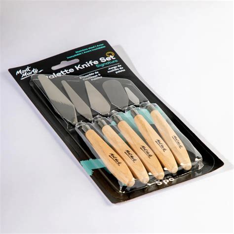 Mont Marte Palette Knife Set Signature Pc Artpavilion