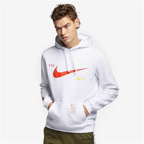 Nike Sportswear Club Hoodie Weiß Herrenbekleidung Kapuzenpullover